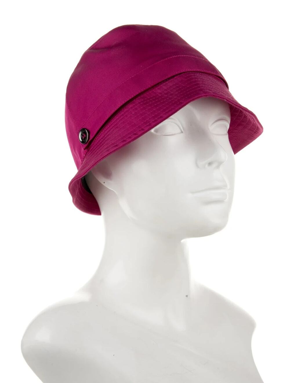 Burberry Womens Pink Bucket Hat Nova Check Lined Classic Rain Cap Size Medium